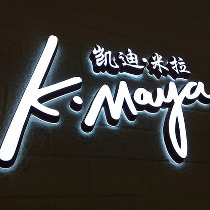 Mini Channel Letter Sign Exterior Illuminated Signage