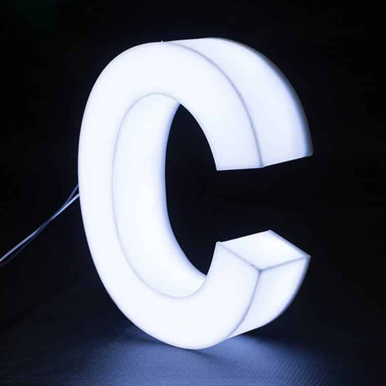 Push Through Sign LED Illuminated Acrylic Channel Letter – TP Sign