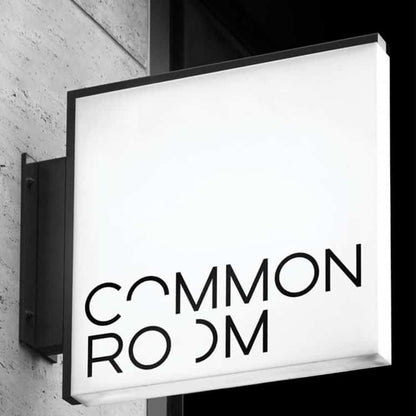Rectangular Light Box Acrylic Projecting Sign