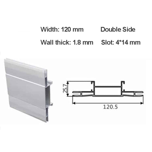 SEG Aluminum Extrusions LED Silicon Edge Graphic Frame