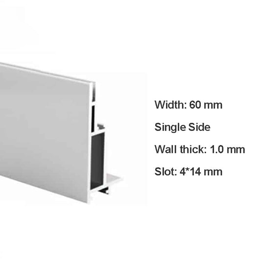 Signage Aluminum Profile Single Side Light Box Alloy