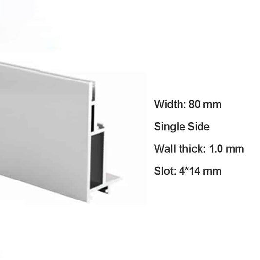 Signage Extrusion Fabric Light Box Aluminum Profile