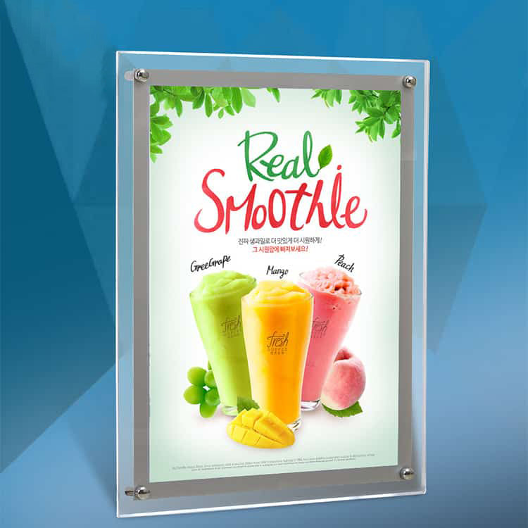 Store Crystal Light Box LED Illuminated Sign for Advertising