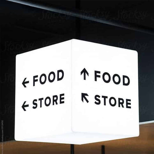 Store Light Box Illuminated LED Sign Lighting Decoration